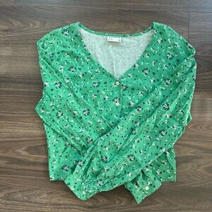 Frank & Oak Floral Blouse.